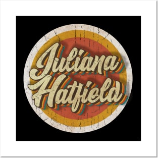 circle vintage Juliana Hatfield Posters and Art